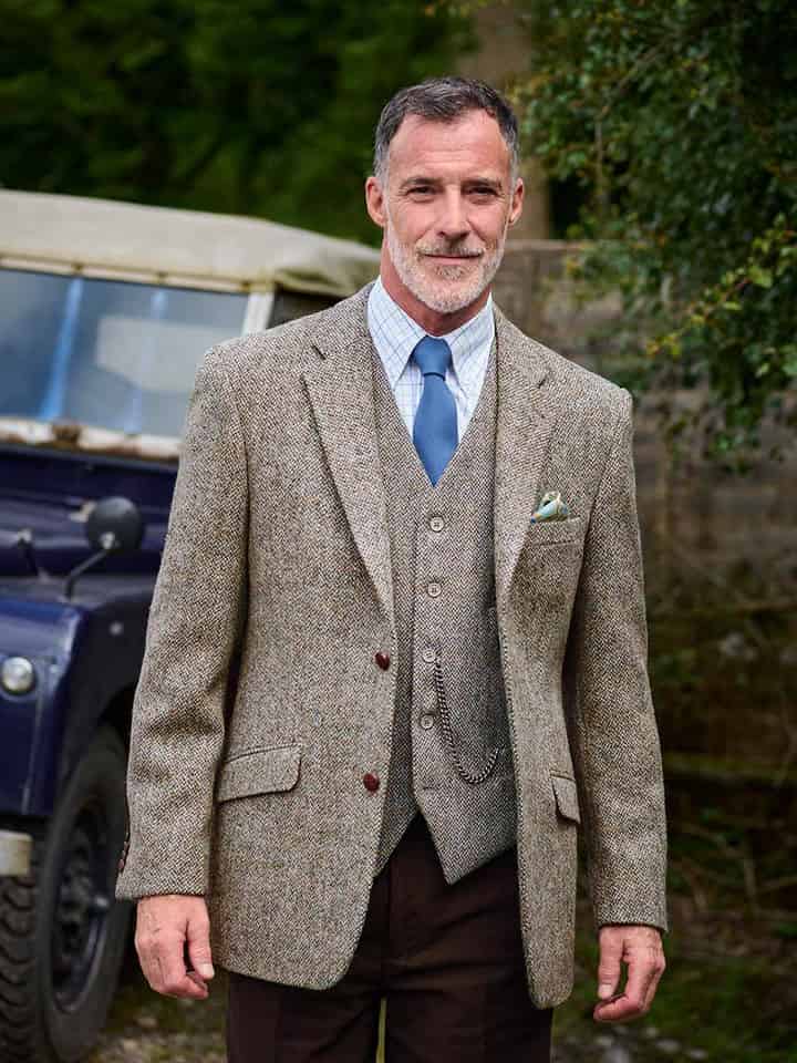 Oat Cream Harris Tweed® Jacket