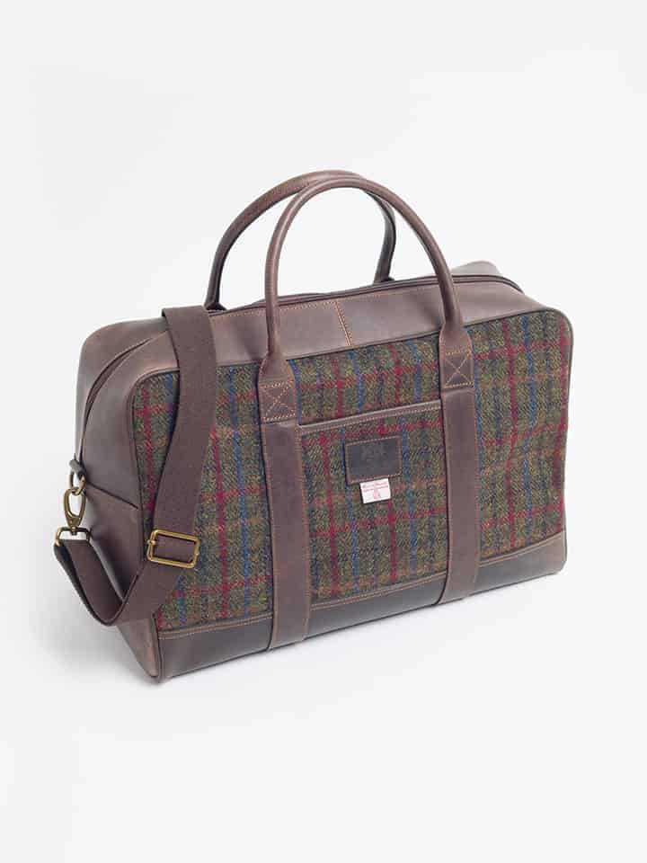 Harris Tweed® & Leather Holdall