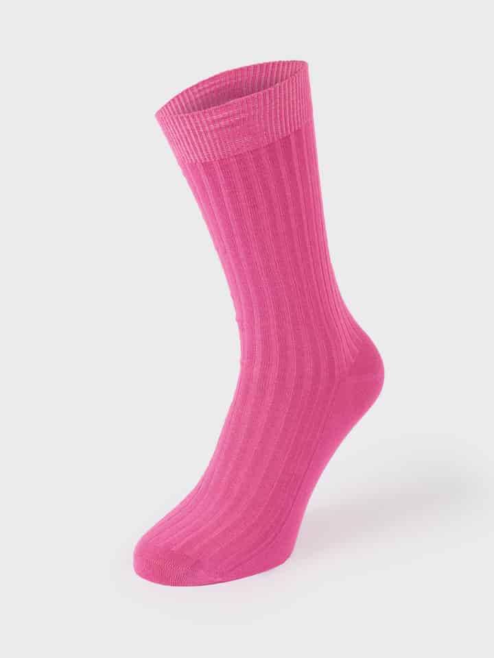 Men's Pink Luxury Bamboo Socks