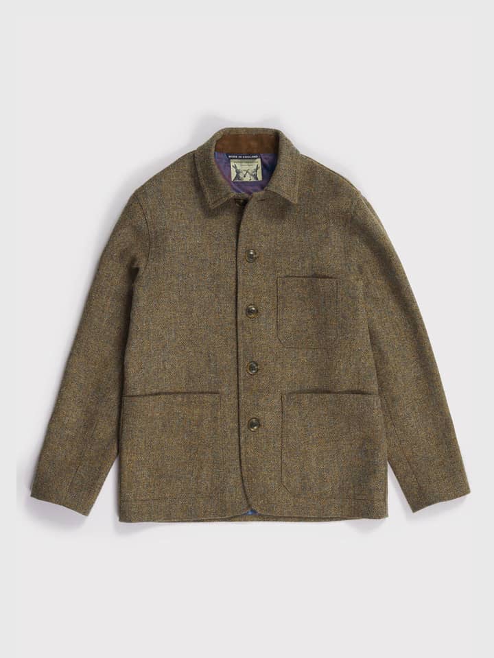 Men's Lichen Harris Tweed® Chore Jacket