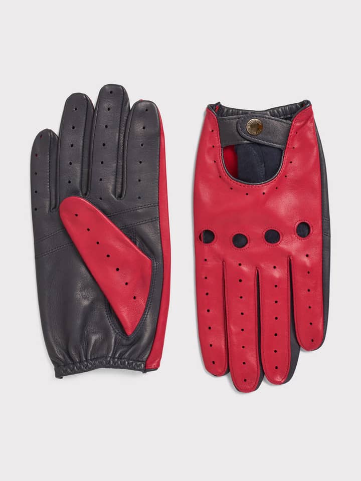 Men's Ruby Red Driving Gloves
