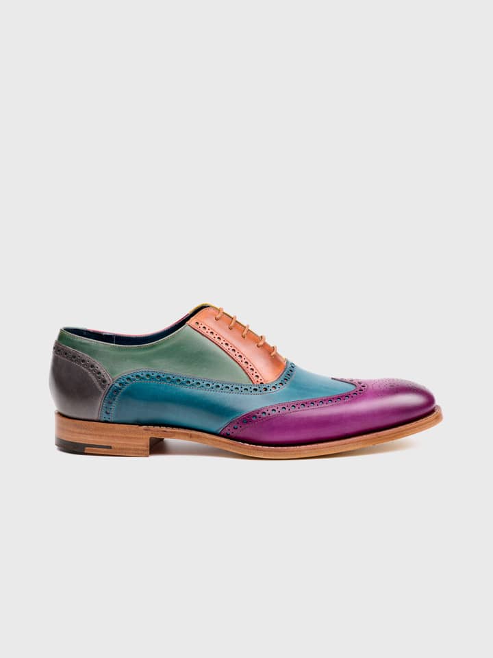 Barker Multicoloured Valiant Brogue Side