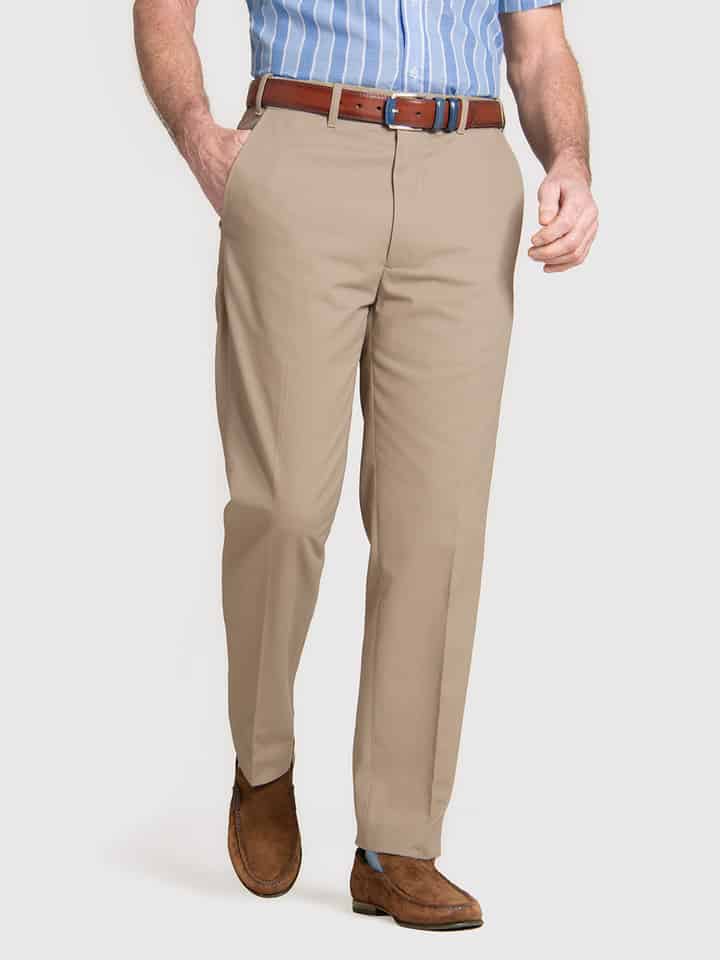 Men's Sand Slim Fit Chinos On Model