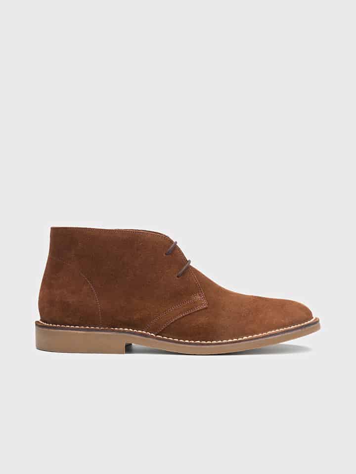 Brown Loake Sahara Desert Boots Side
