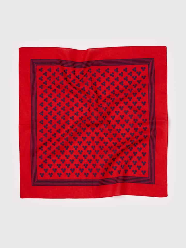 Mens Navy & Red Spot Giant Hanks