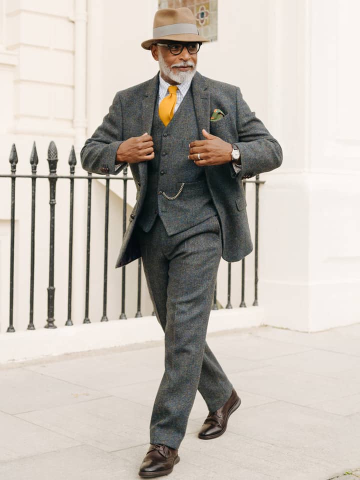 Highland Harris Tweed® 3 Piece Suit Model