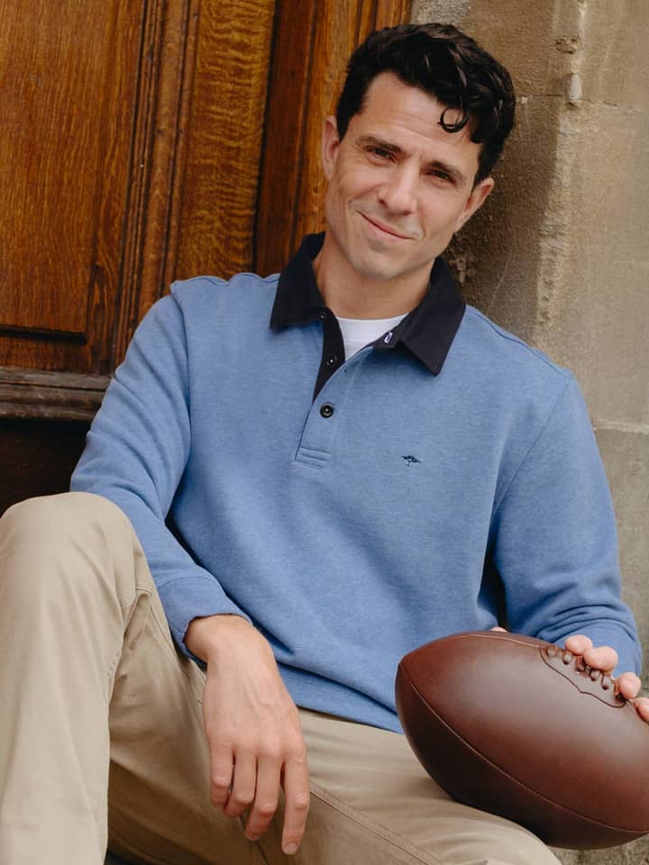 Blue Rugby Sweatshirt