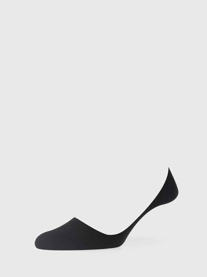 Black Monaco Invisible Sock by Pantherella