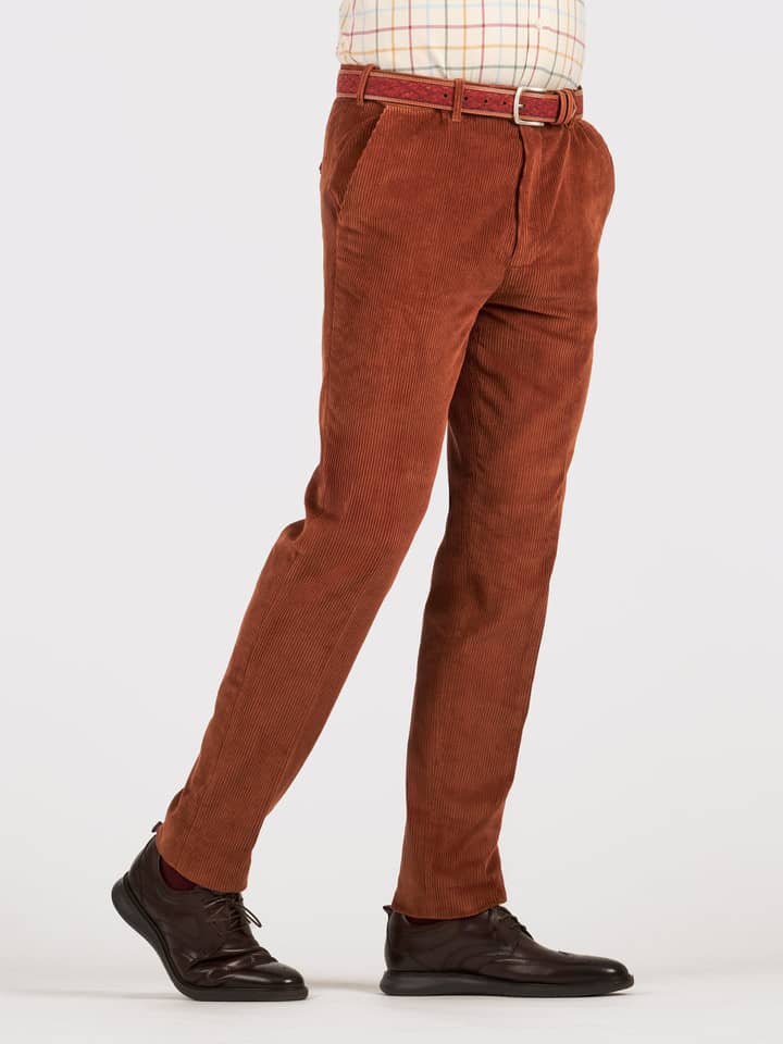Tapered Toffee Corduroy Trousers