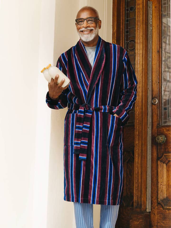 mens dressing gown Men's Summer Dressing Gown - Palm Beach