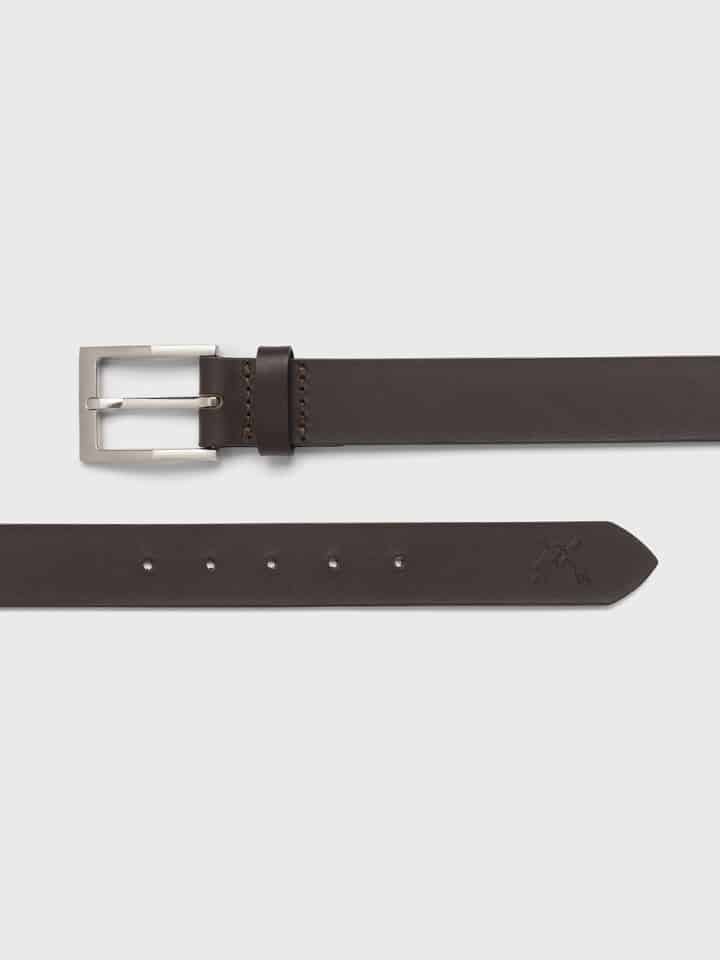 Mens Brown Essential Leather Belt Ends